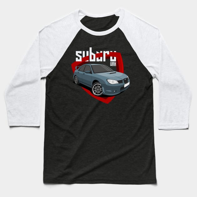 subaru wrx car Baseball T-Shirt by enha design